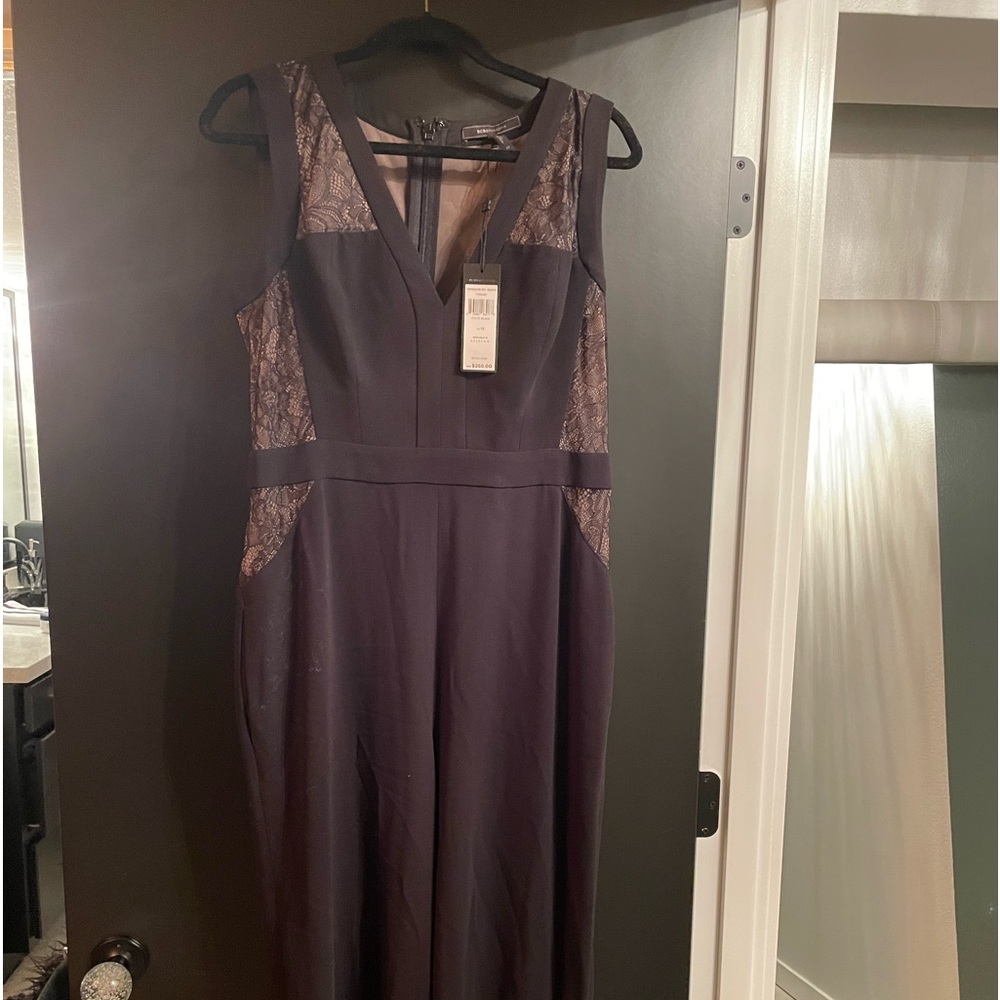 BCBG jumpsuit with lace detail. Size 12